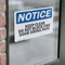Signmission Keep Clear Do Not Block Fire Door Swing Path OSHA Notice Sign, Vinyl Decal, 5in W x 3.5in L, 2PK OS-2PACK-NS-D-35-L-13789 - alternate 6